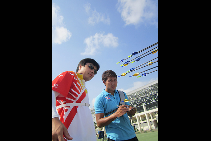 코오롱 양궁팀 주장 이동 입니다.