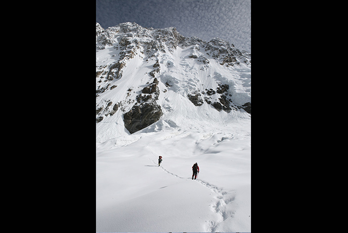 코오롱 챌린지팀 고미영 시샤팡마 모습입니다.