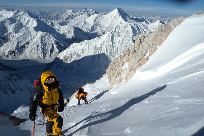 코오롱 챌린지팀 모습입니다.