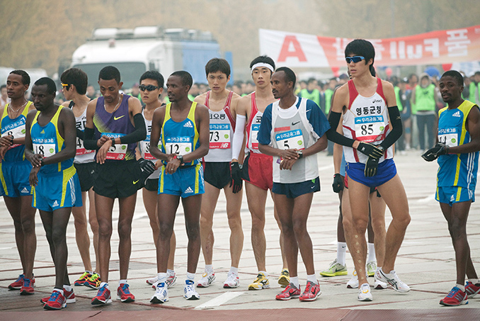 2010년 중앙마라톤 모습입니다.