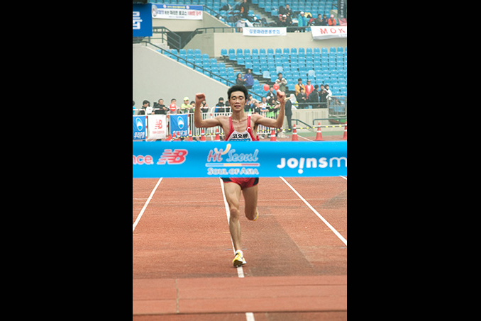 2010년 중앙마라톤 황준현 골인입니다.