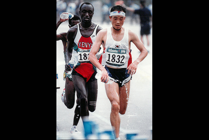 2006년 아틀렌타 올림픽 이봉주 선수 입니다.