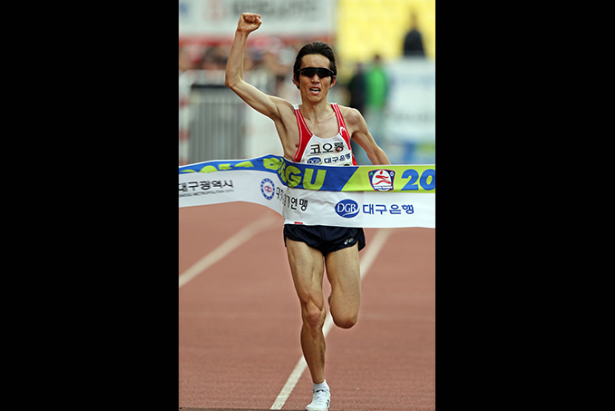 2010년 대구 마라톤 우승 지영준 선수 입니다.